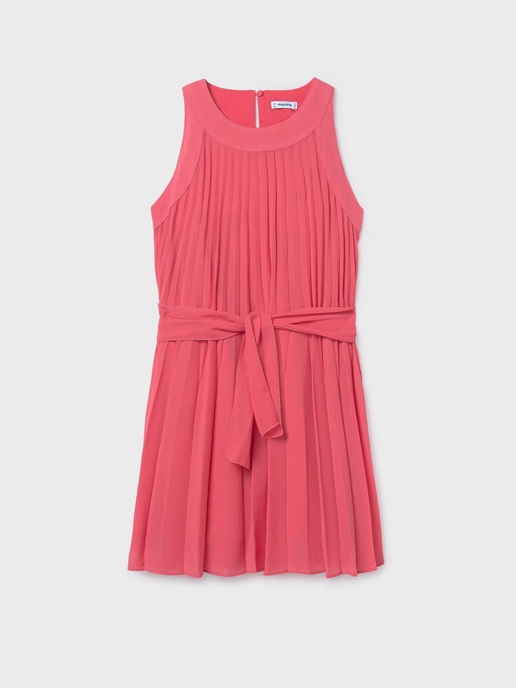 Εφηβικό φόρεμα πλισέ | 26-06908-010