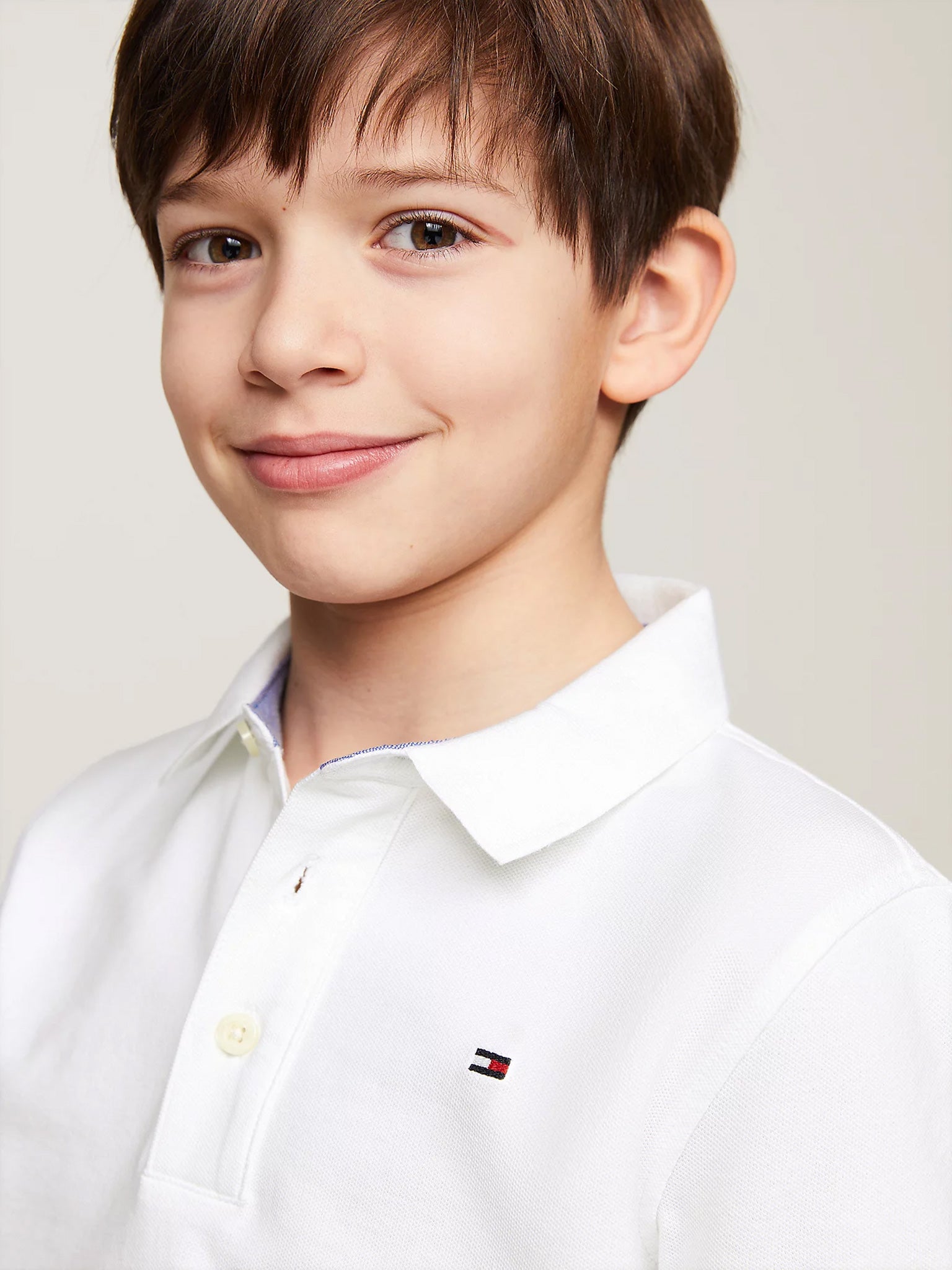Παιδική μπλούζα polo BOYS TOMMY POLO S/S KB0KB03975123 | KB0KB03975123