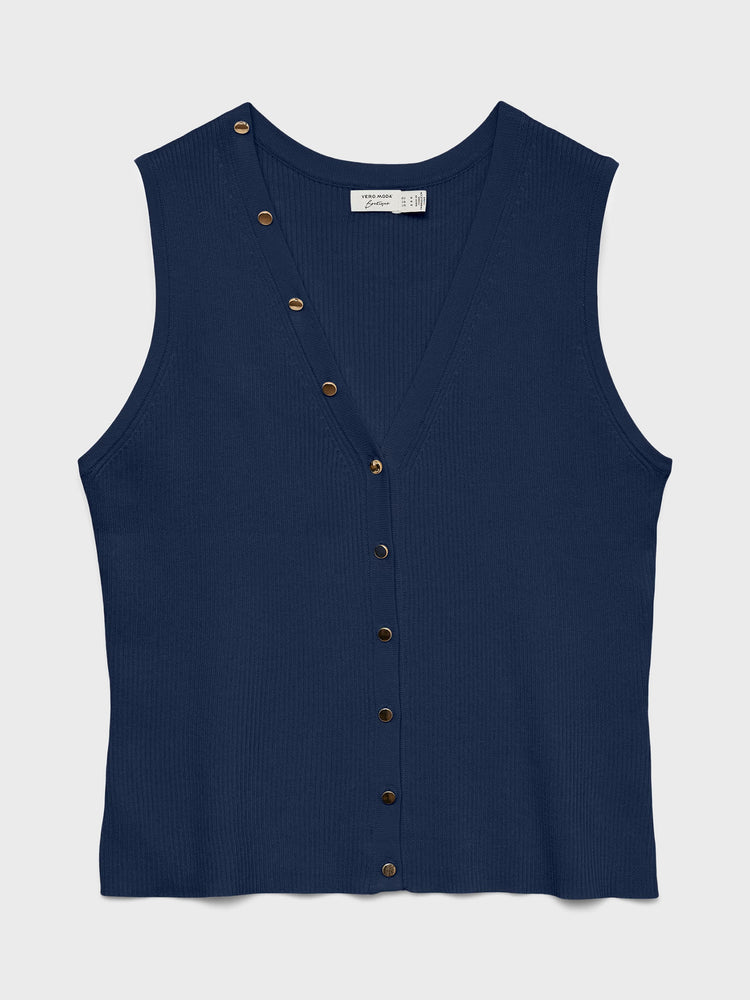 Γυναικείο τοπ VMDORY SL V-NECK BUTTON VEST 10342994 | 10342994