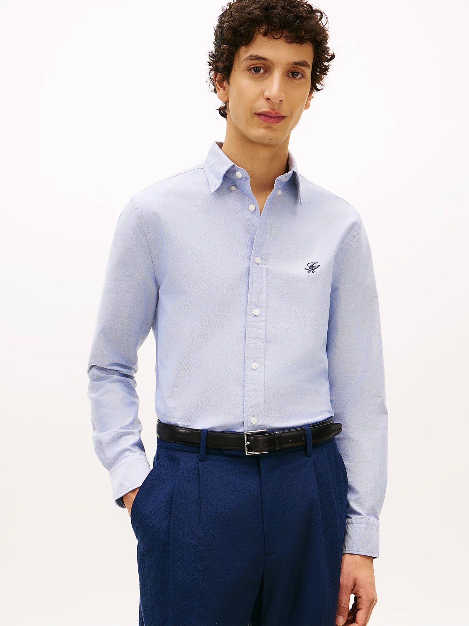 Ανδρικό πουκάμισο oxford HERITAGE OXFORD IMD RF SHIRT MW0MW42422C84 | MW0MW42422C84
