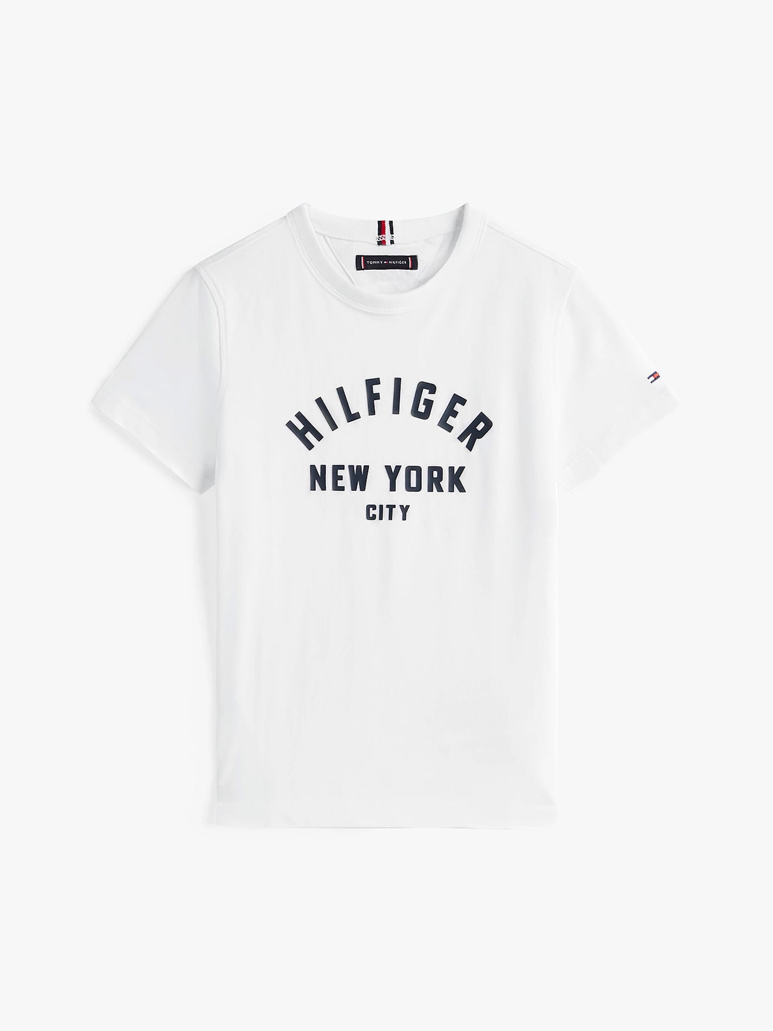 Παιδική μπλούζα μακό CURVED HILFIGER GRAPHIC TEE SS KB0KB09800YBR | KB0KB09800YBR