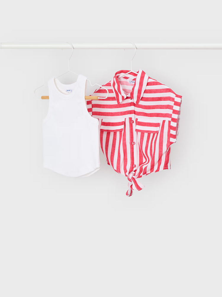 Παιδικό σετ πουκάμισο και top | 26-03196-060