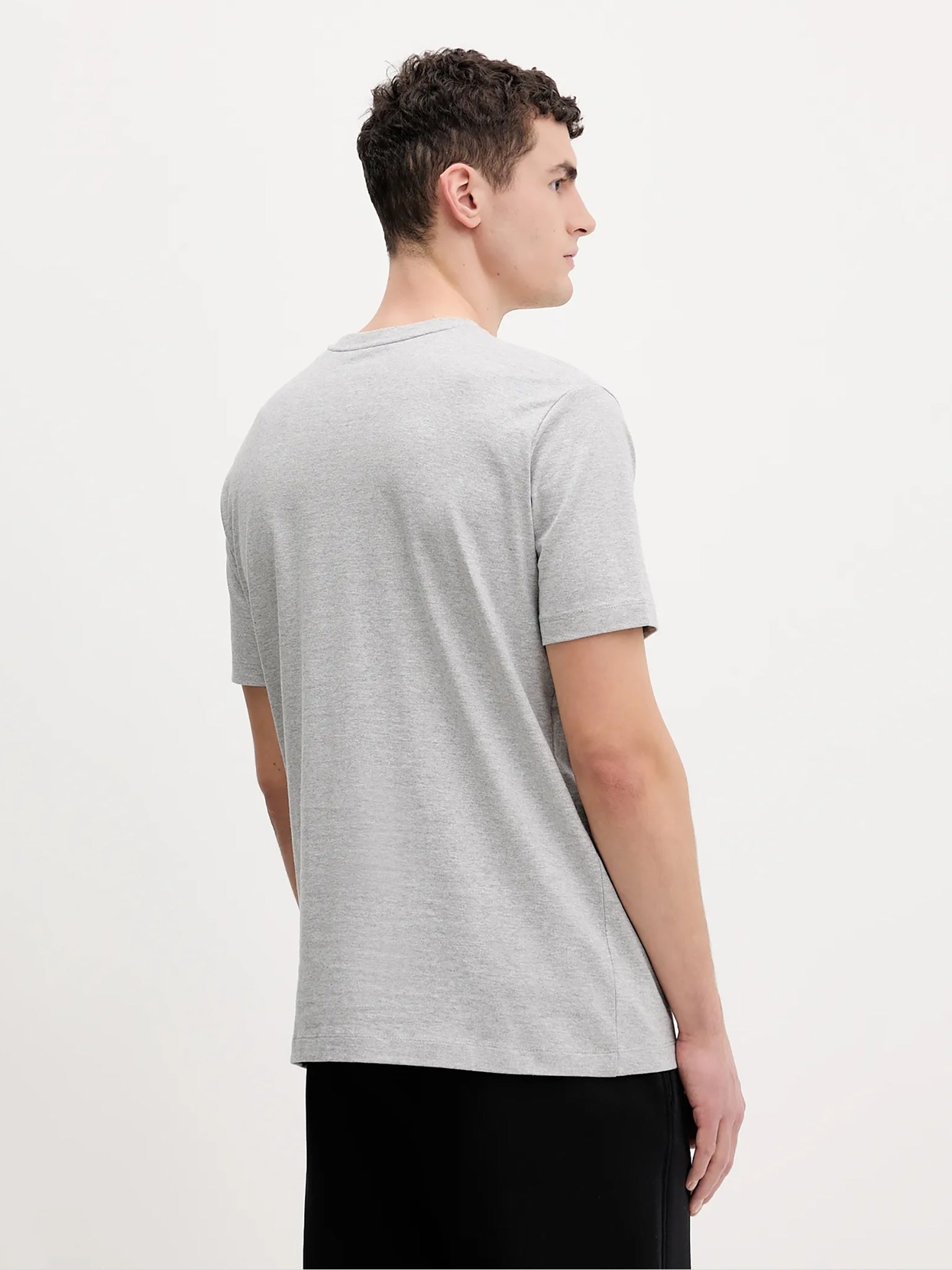 Ανδρικό t-shirt μελανζέ | M5BI78K8FQ4H90Z