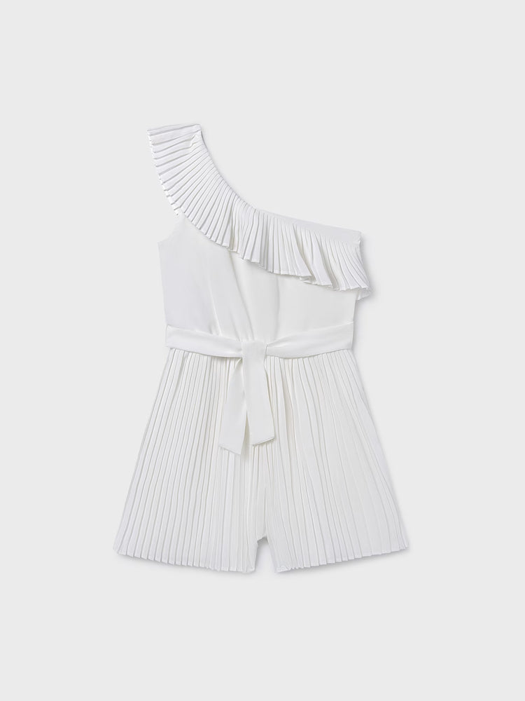 Εφηβικό ολόσωμο σορτς πλισέ | 26-06870-041