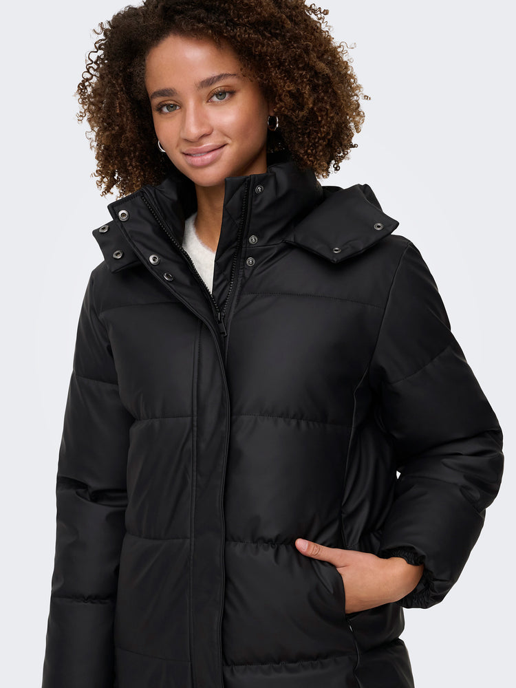 Γυναικείο μπουφάν puffer ONLAGNES COATED LONG PUFFER COAT OTW 15365797 | 15365797