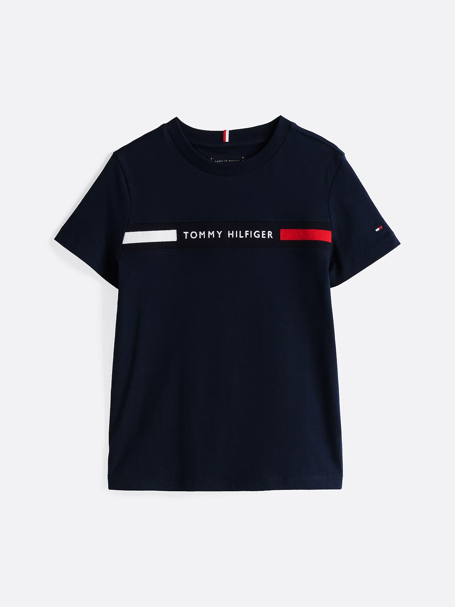 Παιδική μπλούζα μακό TH RIB REG TEE SS KB0KB09351C1G | KB0KB09351C1G