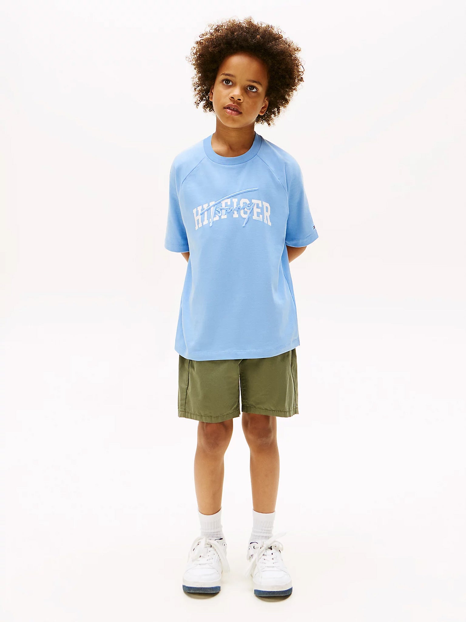 Παιδική μπλούζα μακό TH MIXED GRAPHIC T-SHIRT SS KB0KB09726C14 | KB0KB09726C14