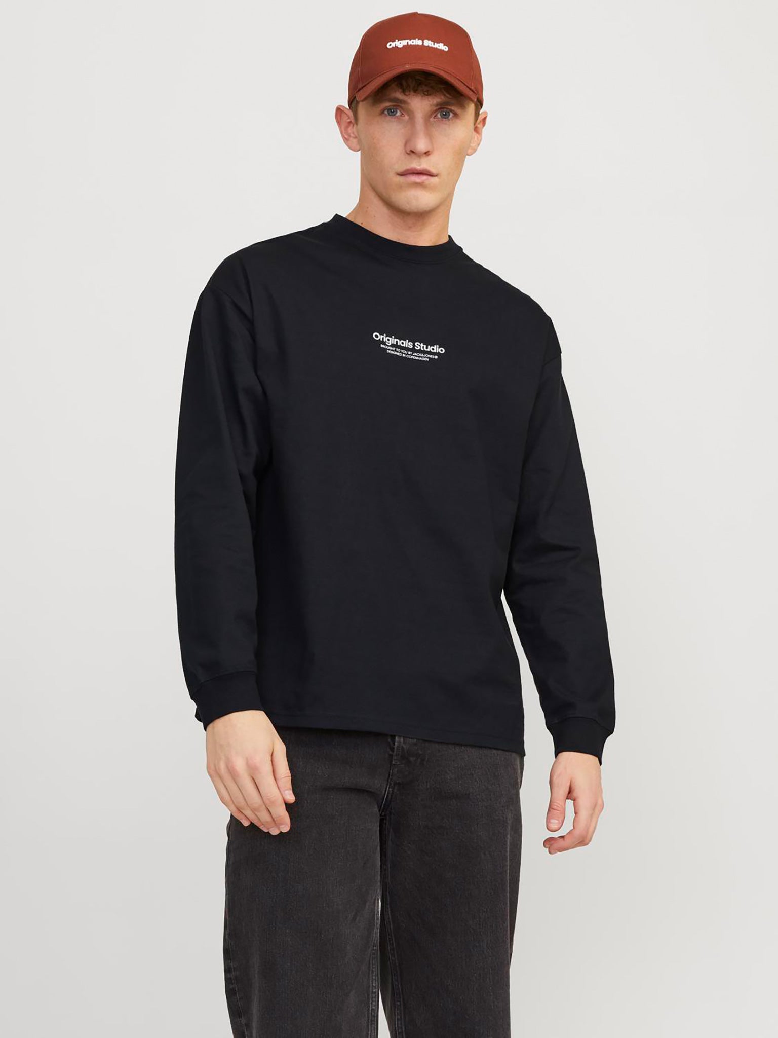 Ανδρική μπλούζα JORVESTERBRO TEE LS CREW NECK NOOS 12251775 | 12251775