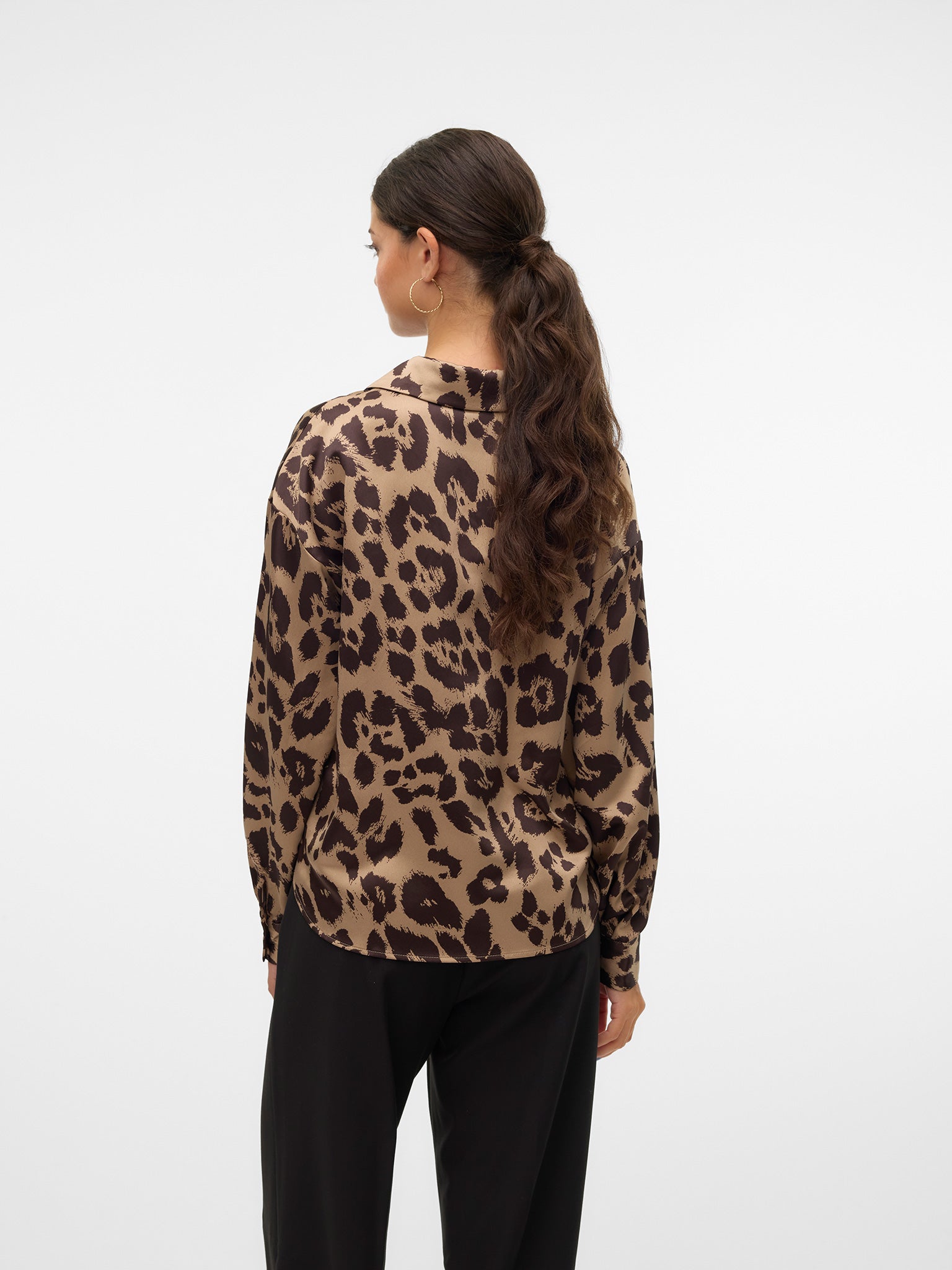 Γυναικείο πουκάμισο animal VMMERLE LS LOOSE SHIRT WVN 10316597 | 10316597