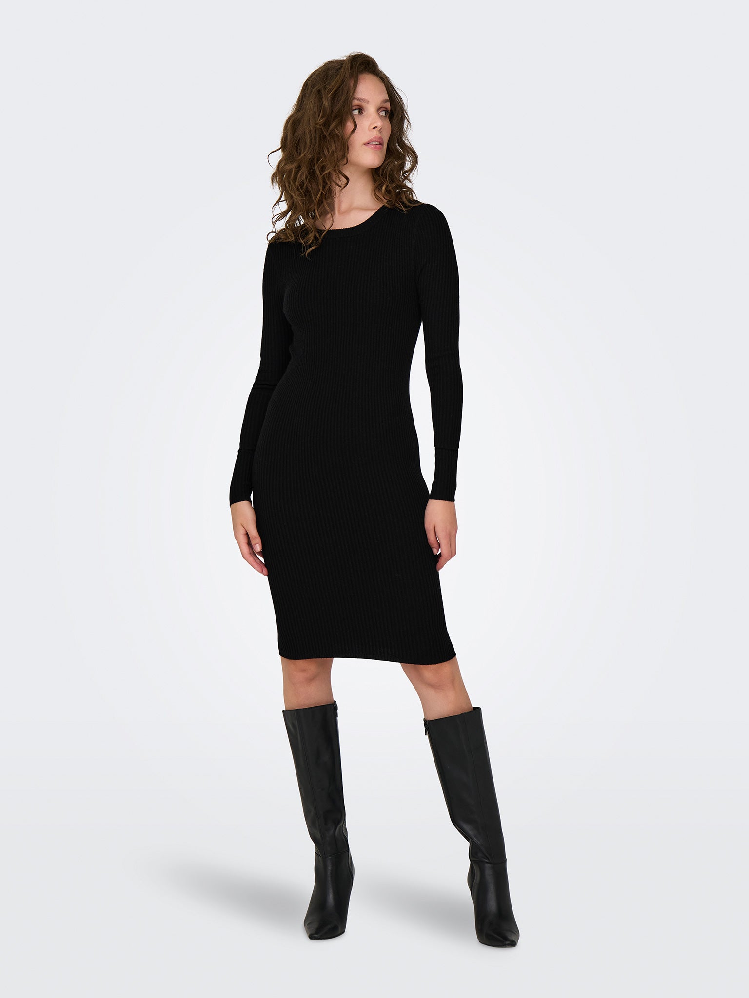 Γυναικείο φόρεμα πλεκτό ONLLOUISA LS O-NECK DRESS CC KNT 15326037 | 15326037