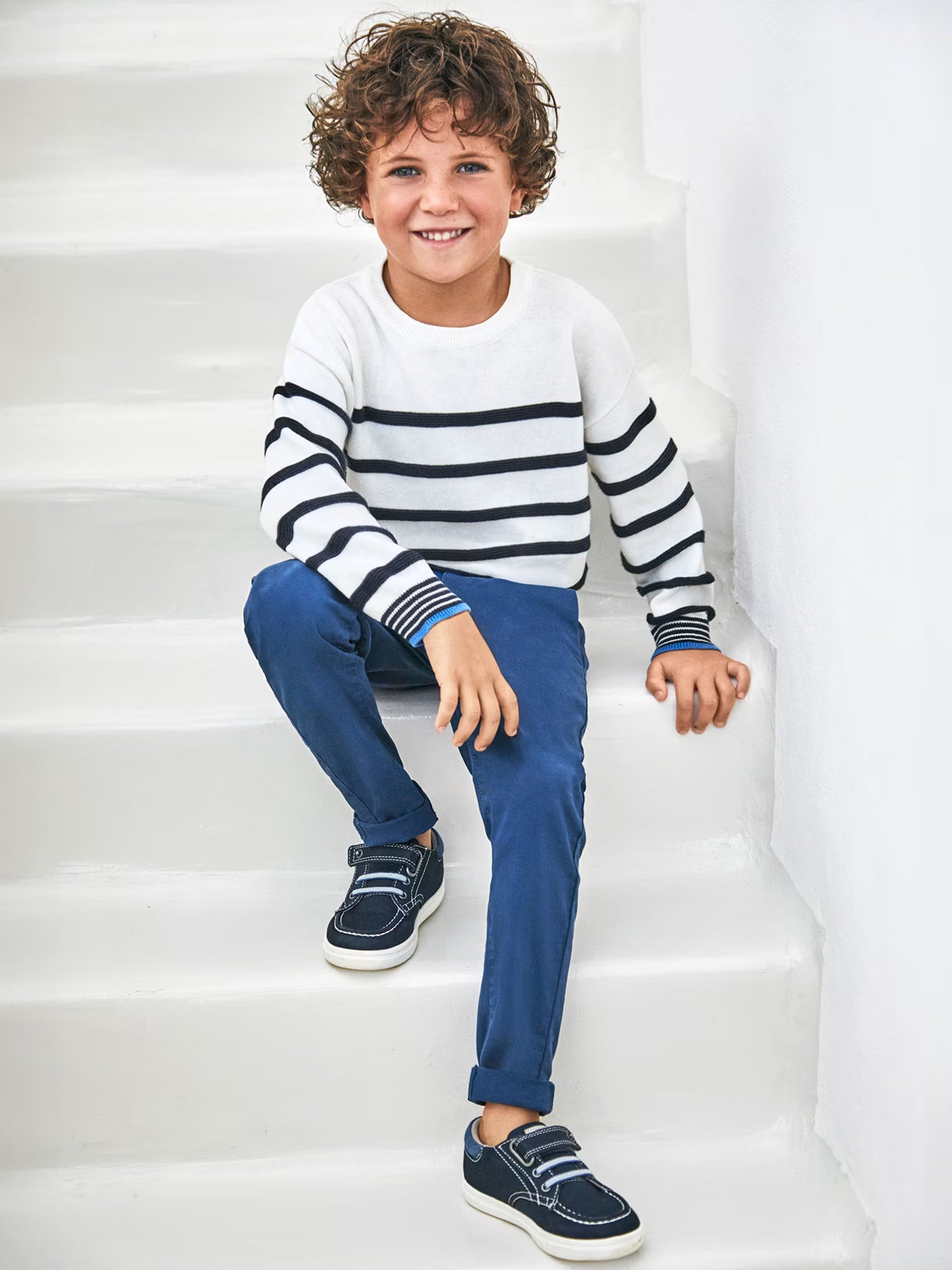 Παιδικό παντελόνι λοξότσεπο slim fit Better Cotton 24-00512-087 | 24-00512-087