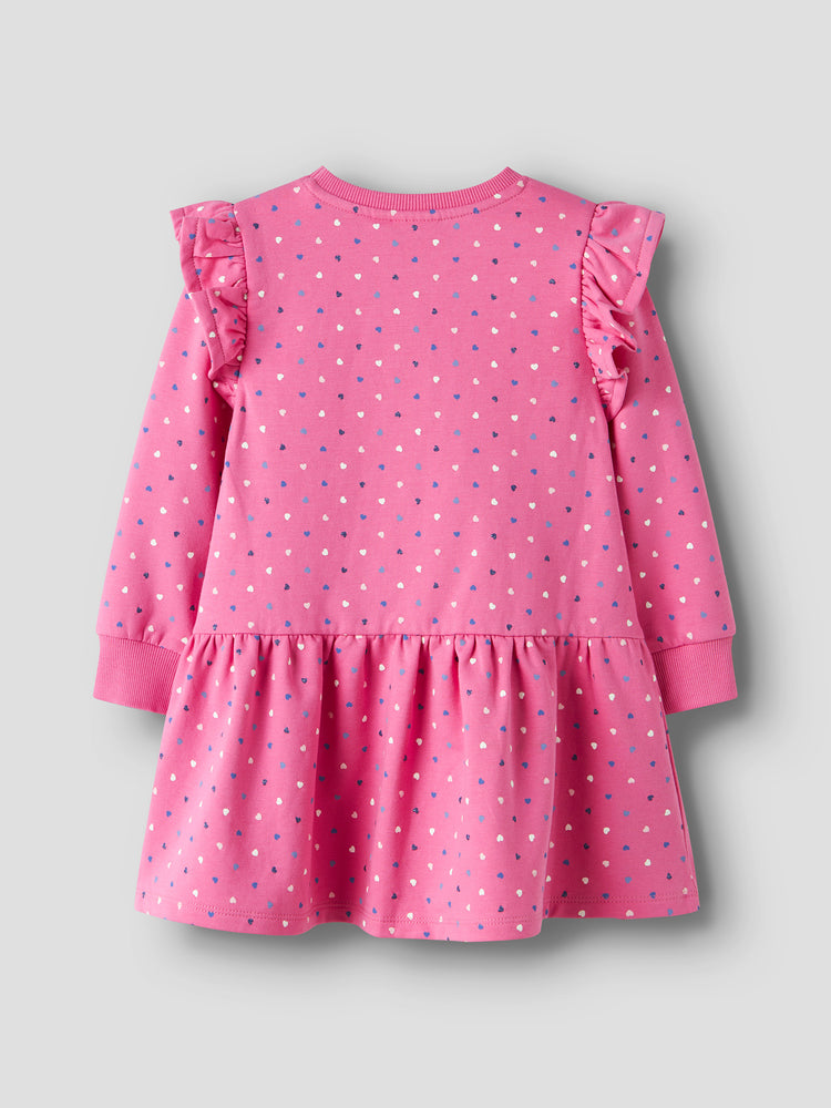 Παιδικό φόρεμα σταμπωτό NMFOEANA LS SWE DRESS BRU 13244982 | 13244982