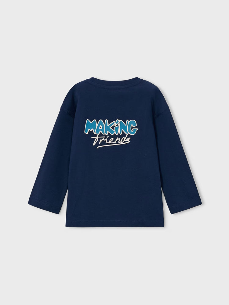 Παιδική μπλούζα μακό | 16-04025-072