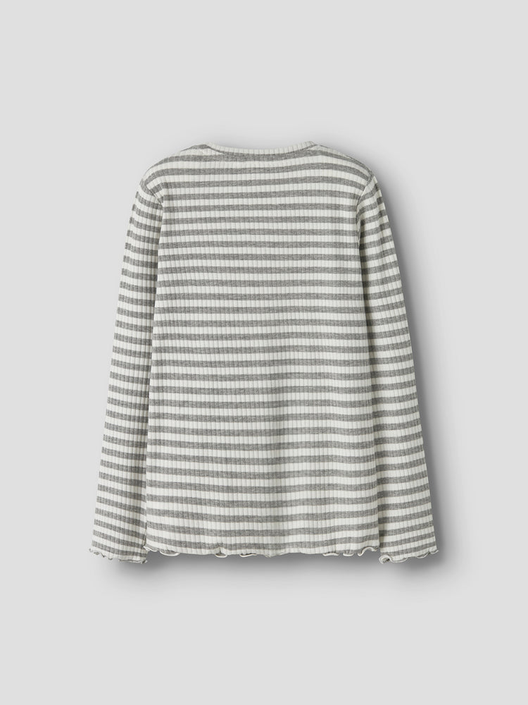 Εφηβική μπλούζα ριπ NKFVEMMA LS SLIM TOP 13225053 | 13225053