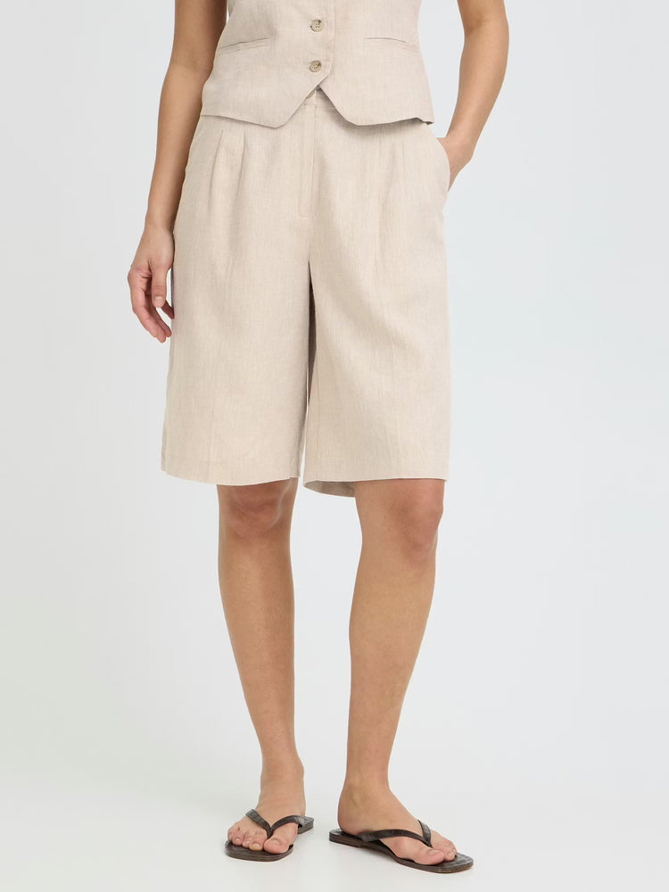 Γυναικεία βερμούδα λινή | 20818789
