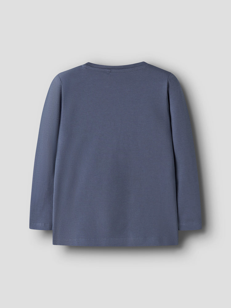 Παιδική μπλούζα μακό Vintage Indigo | 13224978