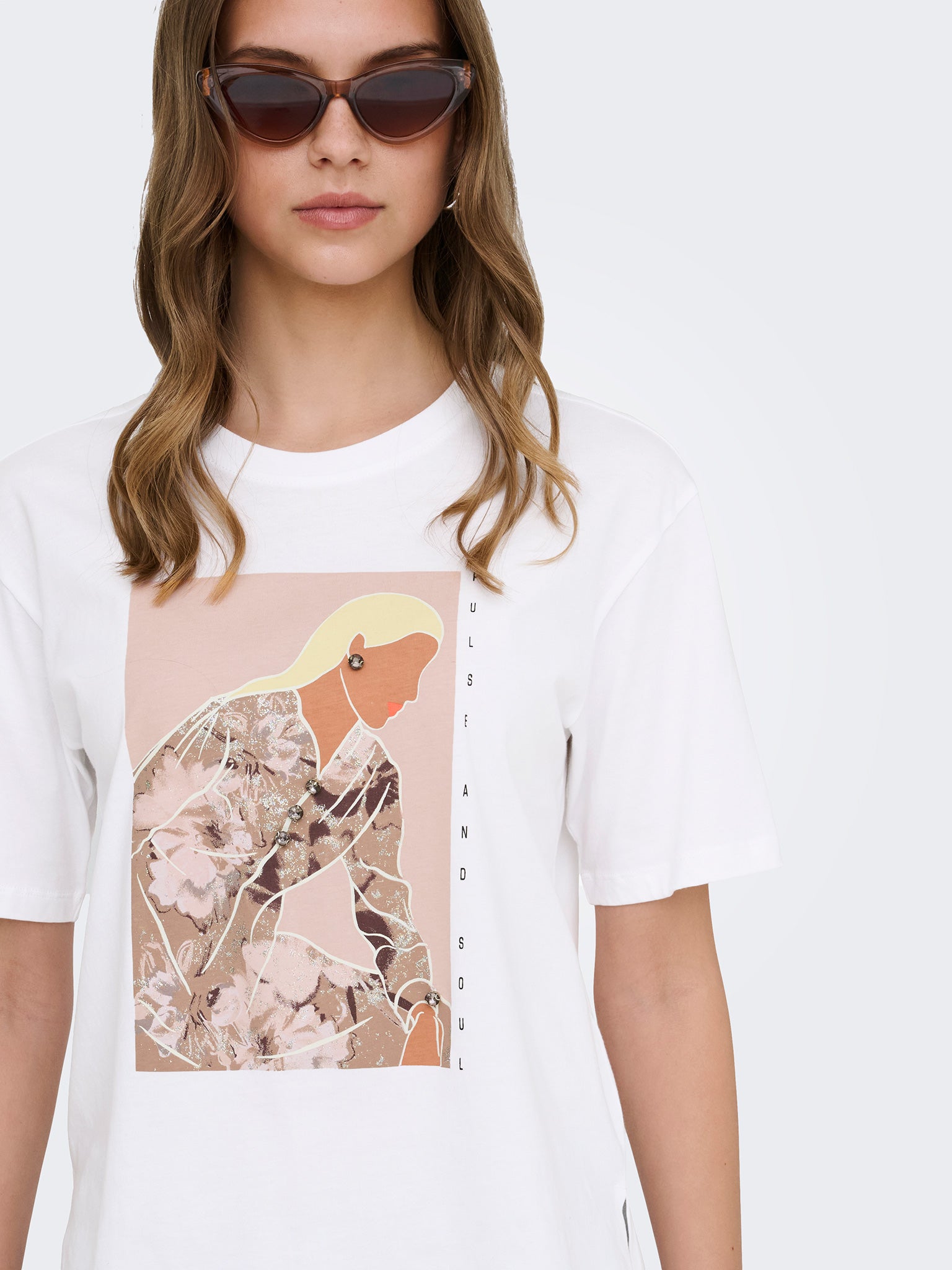 Γυναικείο t-shirt Susan pulse ONLSUSAN S/S PRINT TOP BOX JRS 15372179 | 15372179