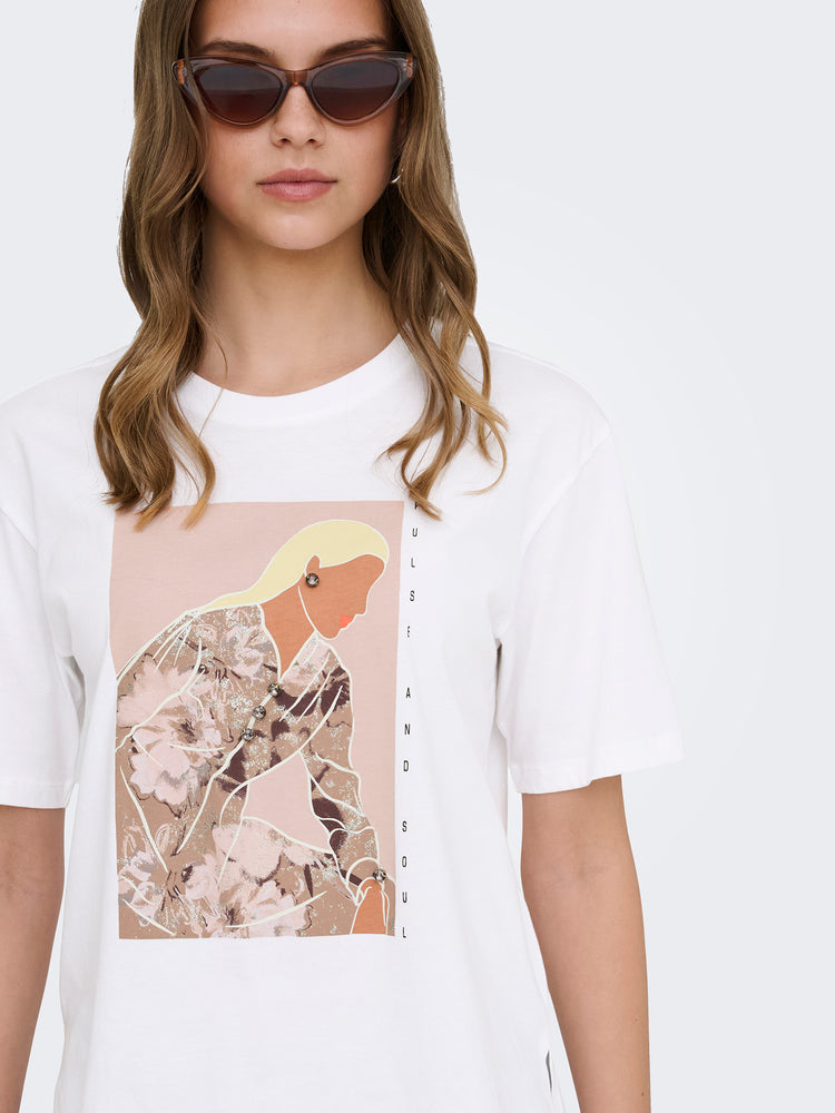 Γυναικείο t-shirt Susan pulse ONLSUSAN S/S PRINT TOP BOX JRS 15372179 | 15372179