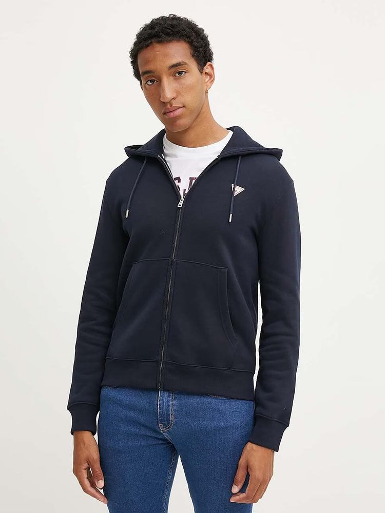 Ανδρική ζακέτα φούτερ zip hood slim M4YQ28K9V31A71W | M4YQ28K9V31A71W