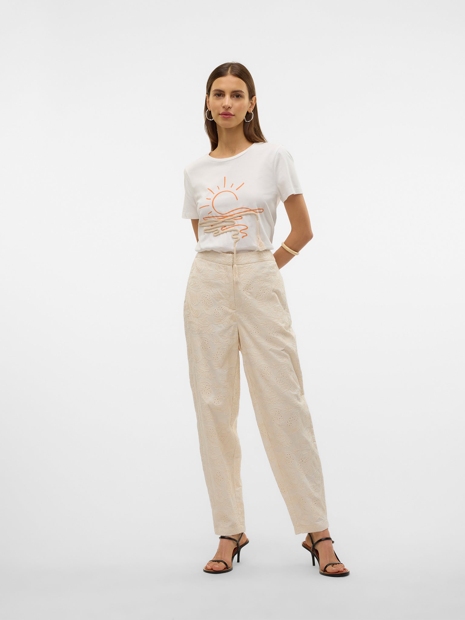 Γυναικείο t-shirt sun VMSINANE FRANCIS SS TOP BOX JRS 10327139 | 10327139