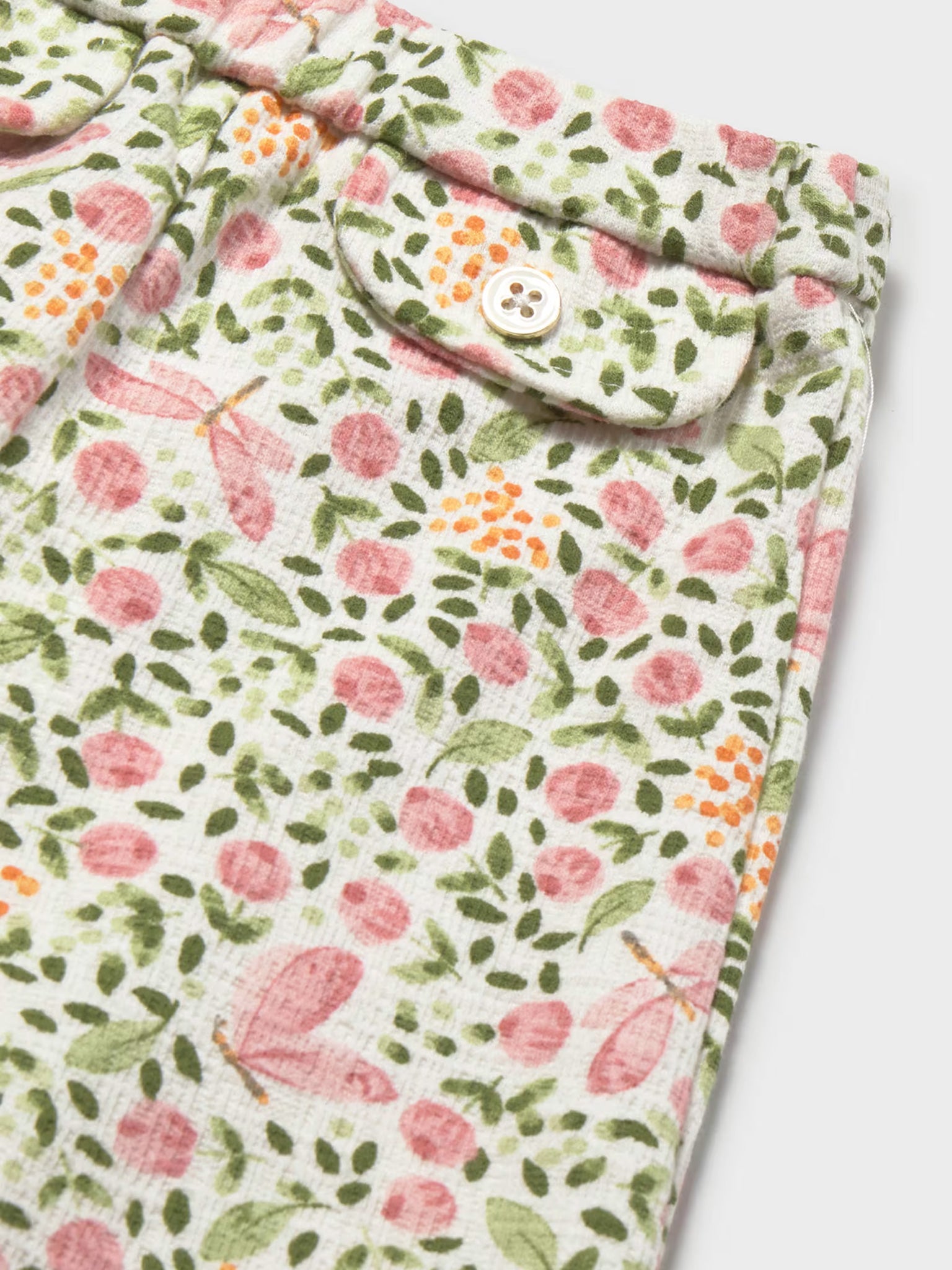 Βρεφικό παντελόνι φλοράλ | 26-01509-066