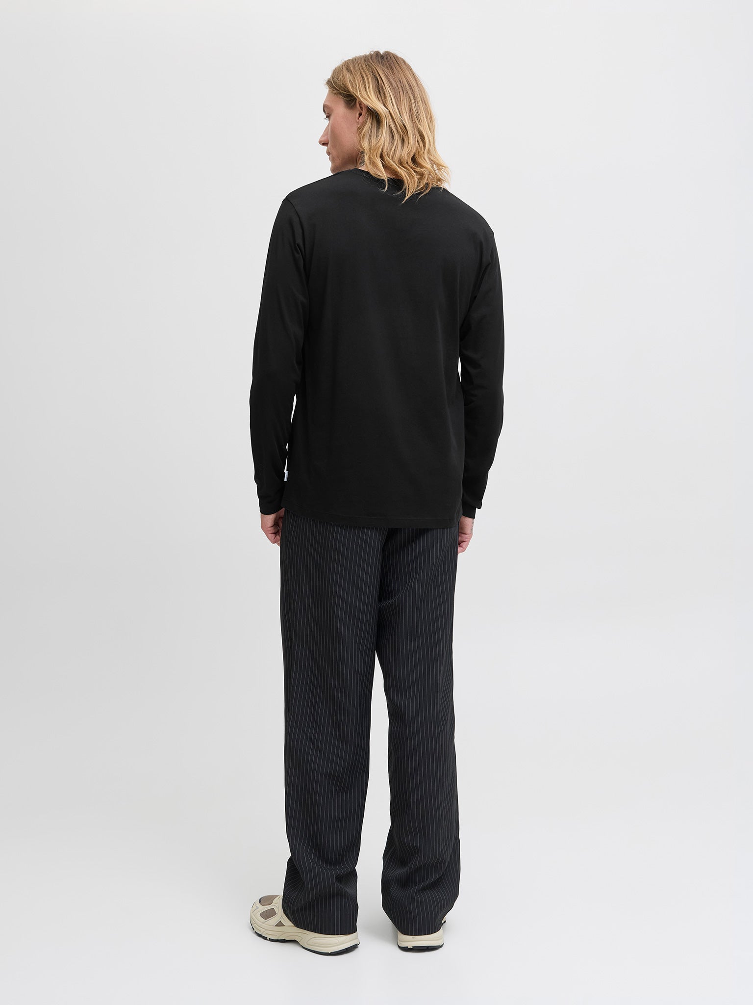 Ανδρική μπλούζα JJEORGANIC BASIC TEE LS O-NECK NOOS 12279538 | 12279538