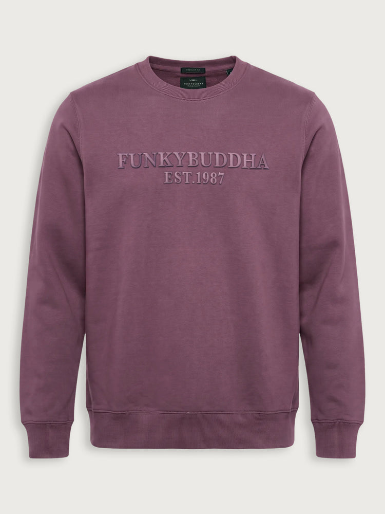 Ανδρική μπλούζα φούτερ Shadow mauve FBM014-004-06 | FBM014-004-06