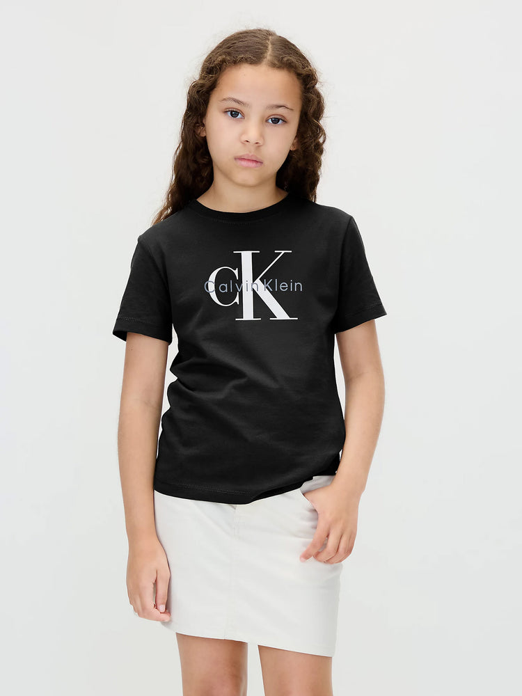 Παιδική μπλούζα μακό CK MONOGRAM SS T-SHIRT IU0IU00715BEH | IU0IU00715BEH