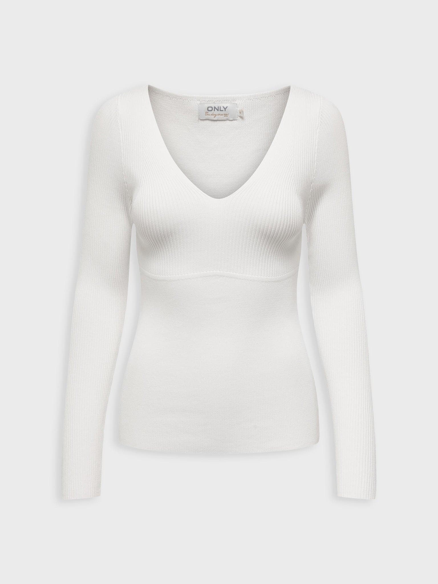 Γυναικεία μπλούζα ONLLISA LS DETAIL V-NECK KNT 15306996 | 15306996