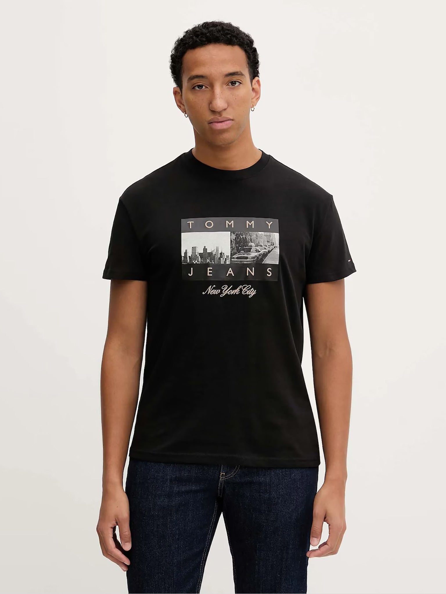 Ανδρικό t-shirt TJM REG PHOTO FLAG SS TEE DM0DM22464BDS | DM0DM22464BDS