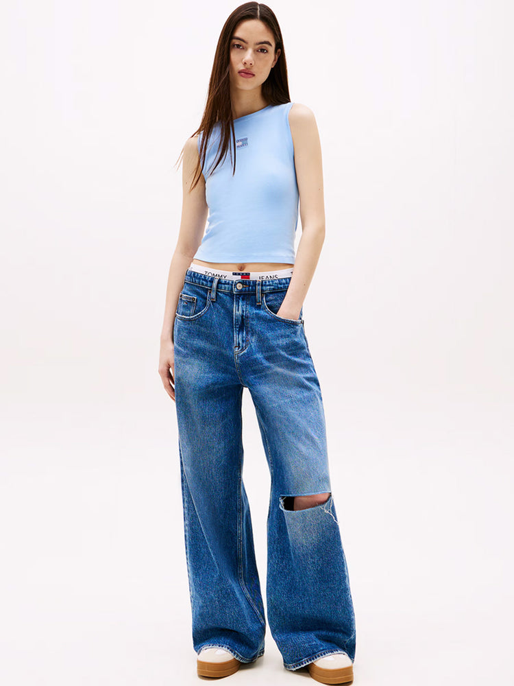 Γυναικεία μπλούζα αμάνικη TJW SLIM SH BADGE TANK DW0DW20896C1T | DW0DW20896C1T