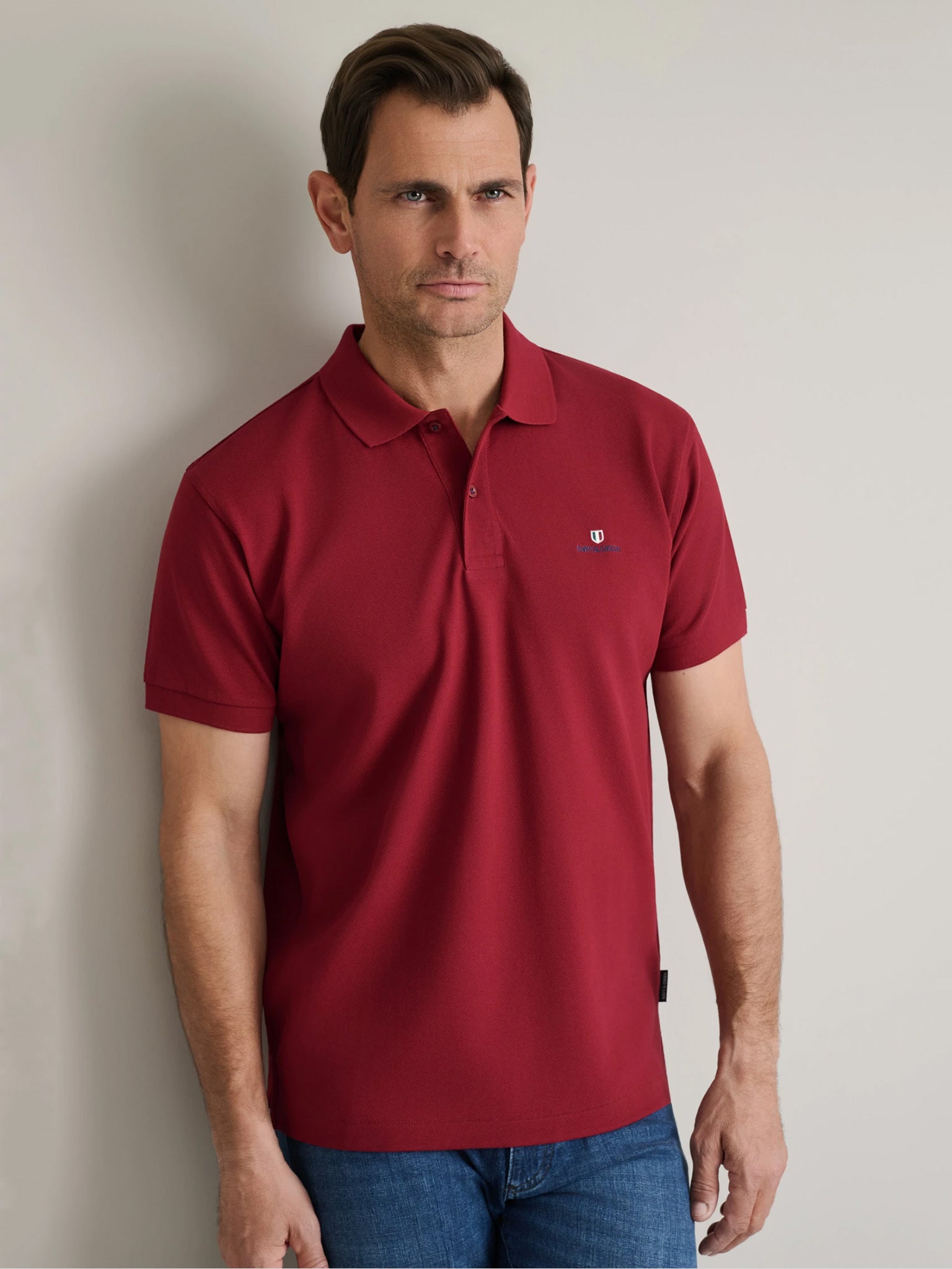 Ανδρικό polo merlot 24GE.300.9 | 24GE.300.9