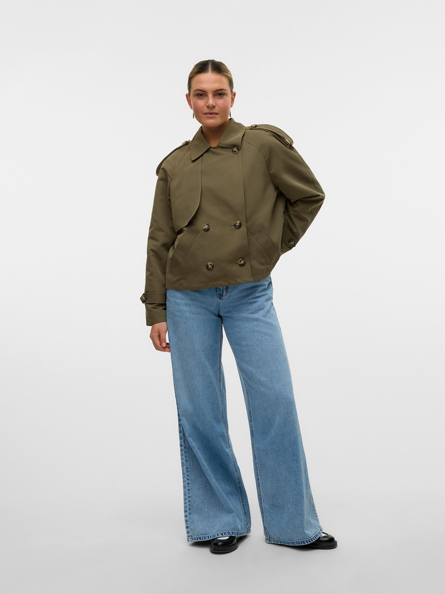 Γυναικεία καπαρντίνα κοντή VMCHLOE SHORT TRENCHCOAT NOOS 10309534 | 10309534