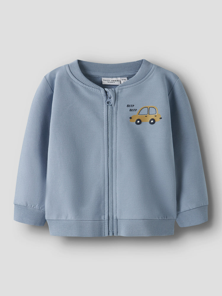 Βρεφική ζακέτα φούτερ NBMVONNE SWEAT CARDIGAN BOX BRU 13226065 | 13226065