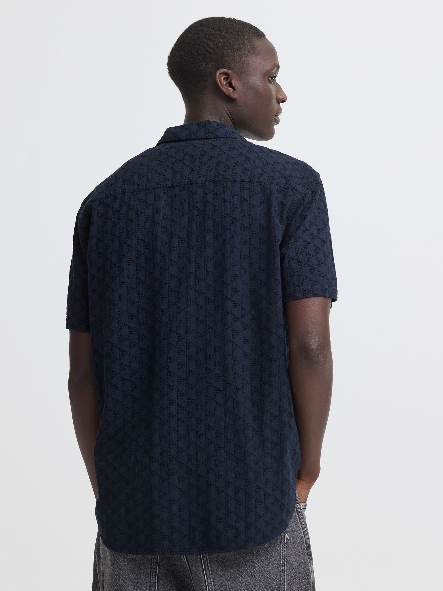 Ανδρικό πουκάμισο διάτρητο BHAULIA SHIRT 20720572 | 20720572