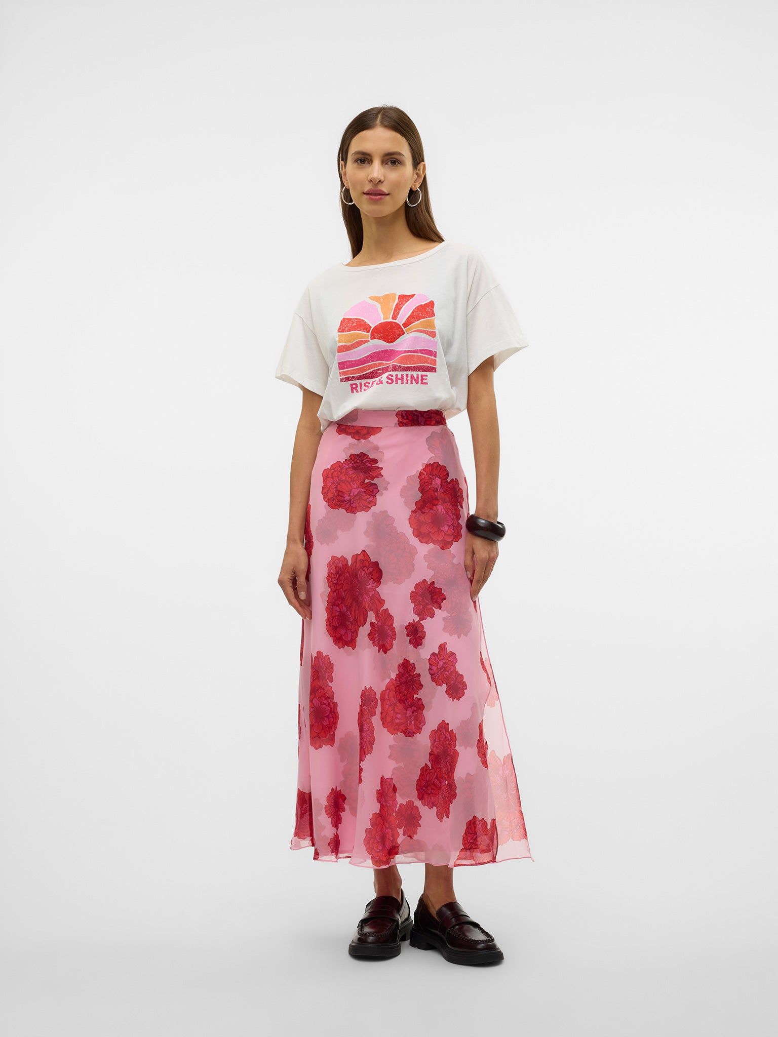 Γυναικεία φούστα maxi VMTHILDA TEORA HW ANKLE SKIRT WVN 10327966 | 10327966