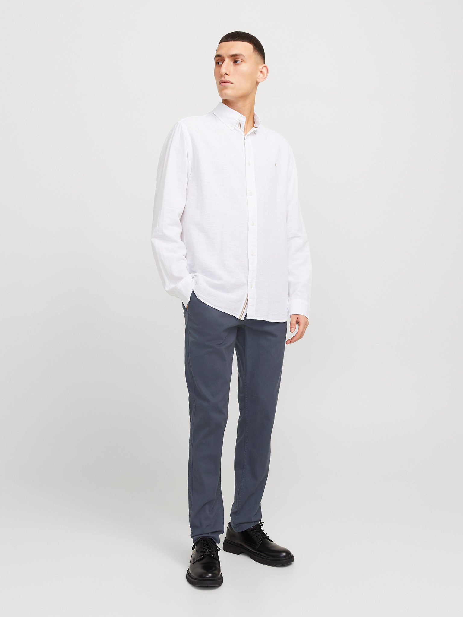 Ανδρικό παντελόνι navy JPSTMARCO DAVE NOOS 12174152 | 12174152