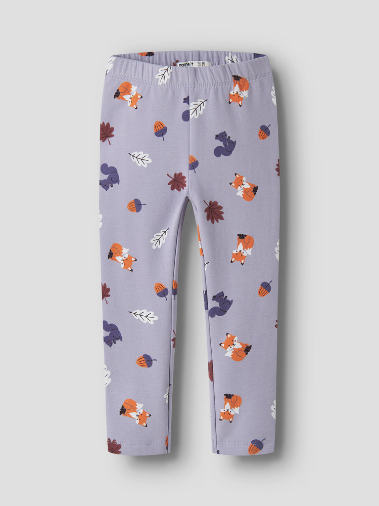 Παιδικό κολάν μακρύ NMFDAVINA AOP SWE LEGGING BRU 13234445 | 13234445