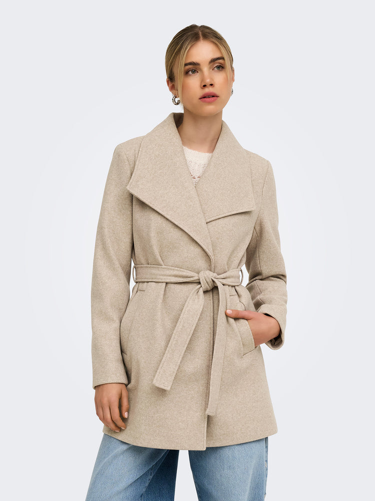Γυναικείο παλτό ONLTRISH WRAP COAT BF OTW 15382200 | 15382200