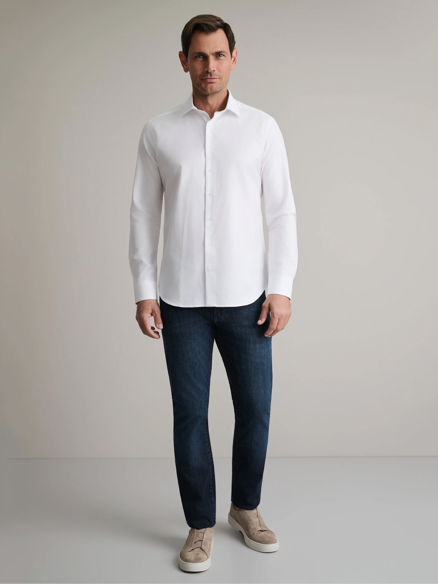Ανδρικό πουκάμισο absolute white 24NG.B370/NGM.2 | 24NG.B370/NGM.2