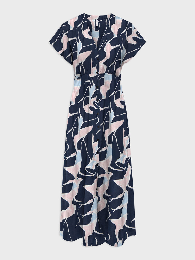 Γυναικείο φόρεμα ONLNOVA LIFE VIS MOLLIE LONG DRESS AOP 15317842 | 15317842