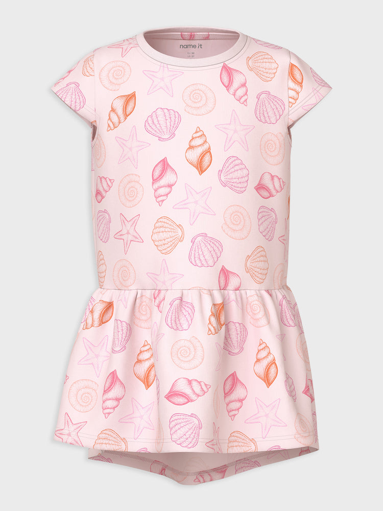 Παιδικό φόρεμα Shells NMFVIGGA CAPSL DRESS 13215107 | 13215107