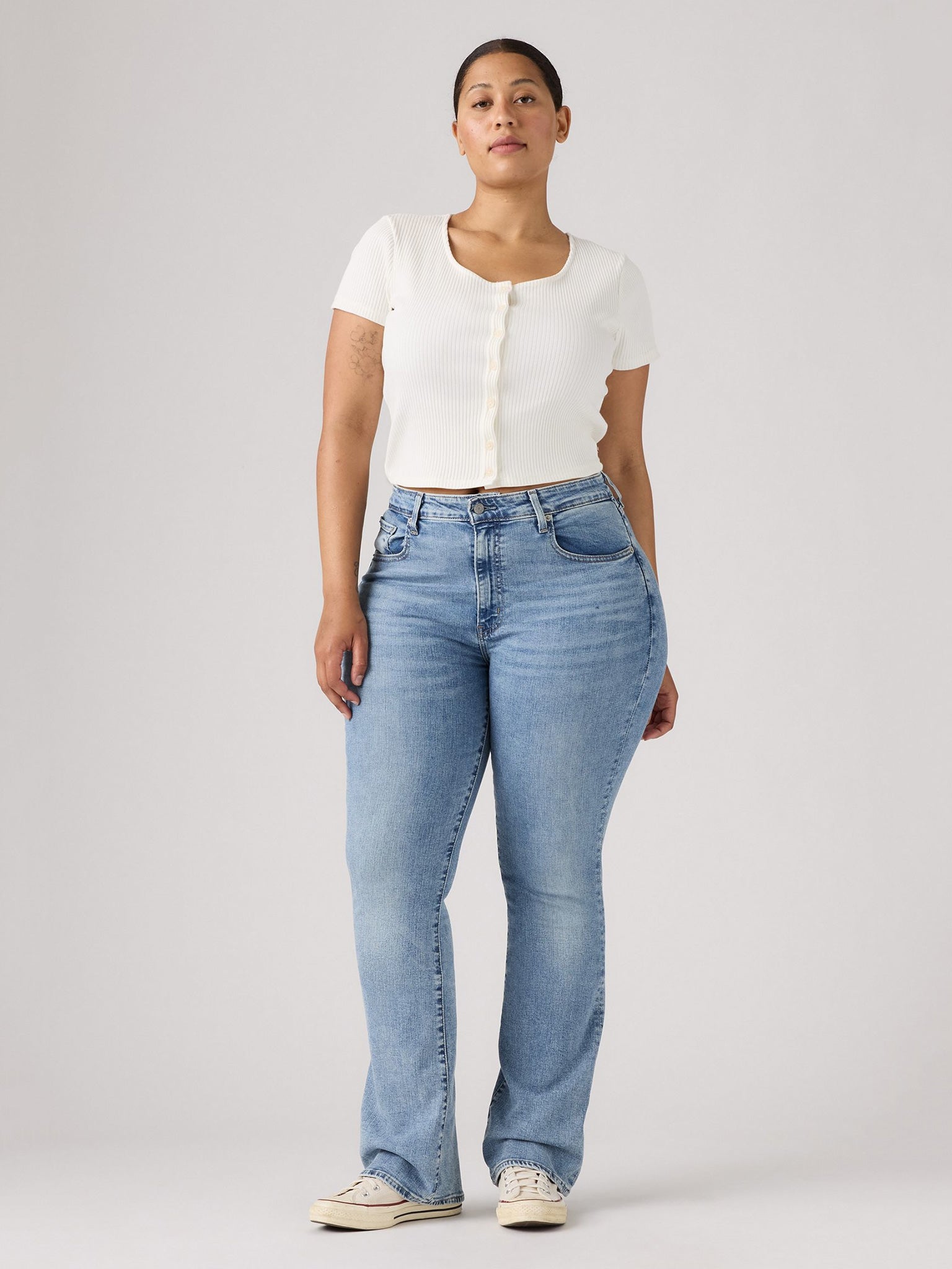 Γυναικείο παντελόνι τζιν Bootcut 187590116 | 187590116