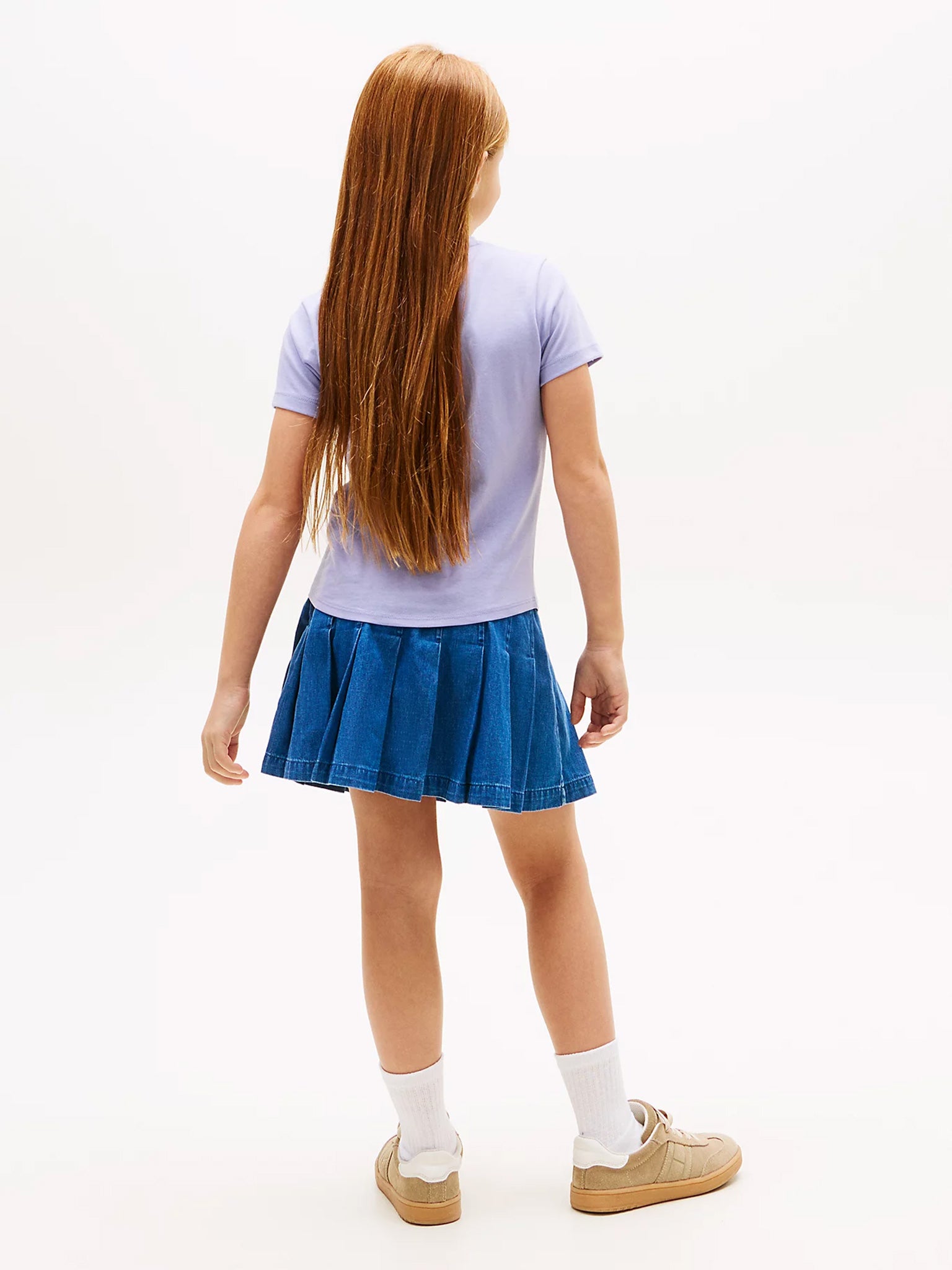 Παιδική μπλούζα μακό TOMMY FOIL TEE SS KG0KG08974C5U | KG0KG08974C5U