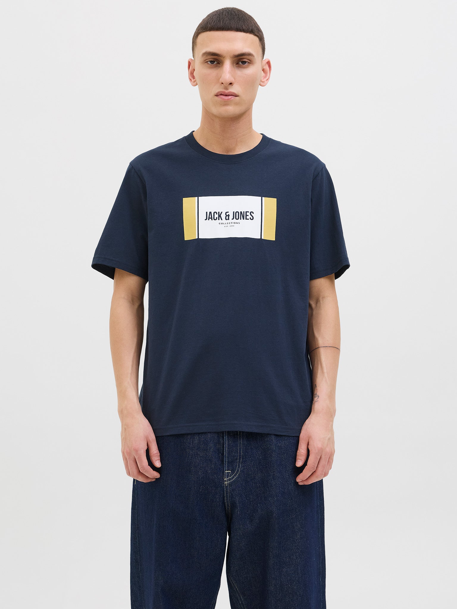 Ανδρικό t-shirt JJHAYATO TEE SS CREW NECK BTS 12278508 | 12278508