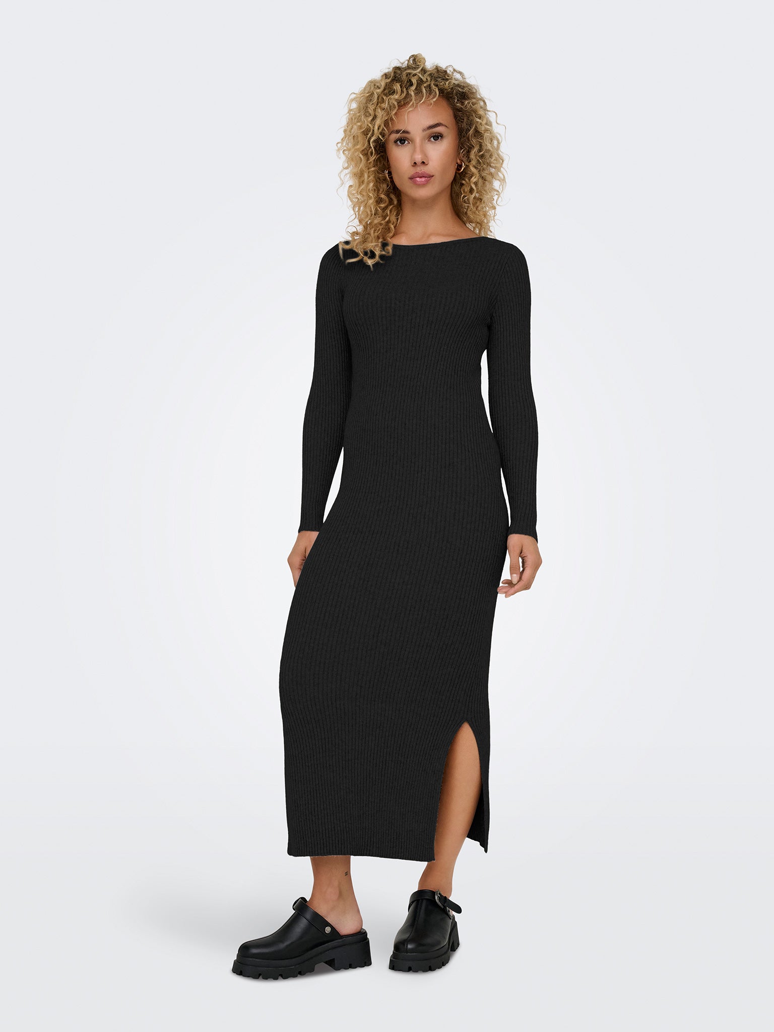 Γυναικείο φόρεμα πλεκτό ONLKATIA LS MAXI BOATN DRESS CC KNT 15324649 | 15324649