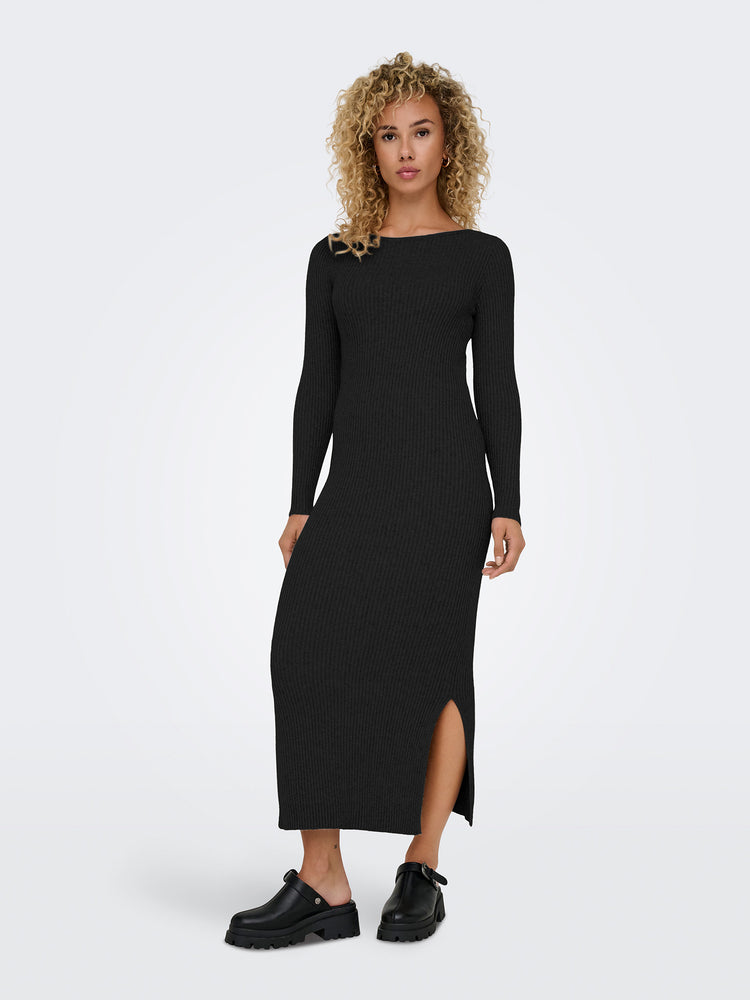 Γυναικείο φόρεμα πλεκτό ONLKATIA LS MAXI BOATN DRESS CC KNT 15324649 | 15324649