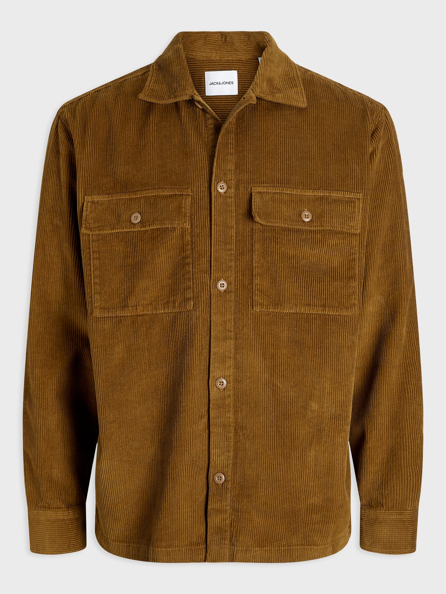 Ανδρικό πουκάμισο κοτλέ JJEPERFECT CORDUROY OVERSHIRT LS SN 12278825 | 12278825