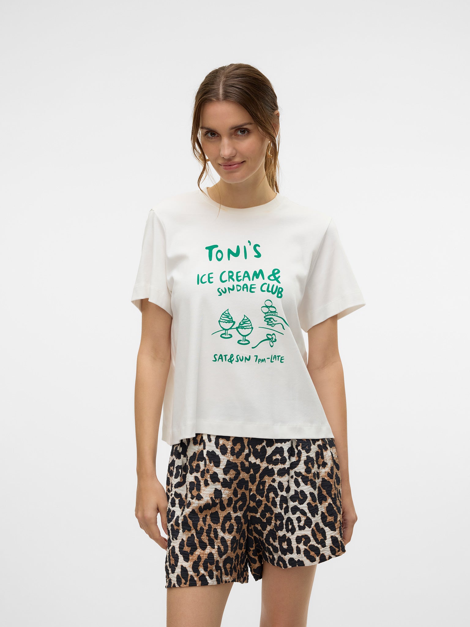 Γυναικείο t-shirt Ice cream VMSONYA METTE SS TOP BOX JRS 10325317 | 10325317