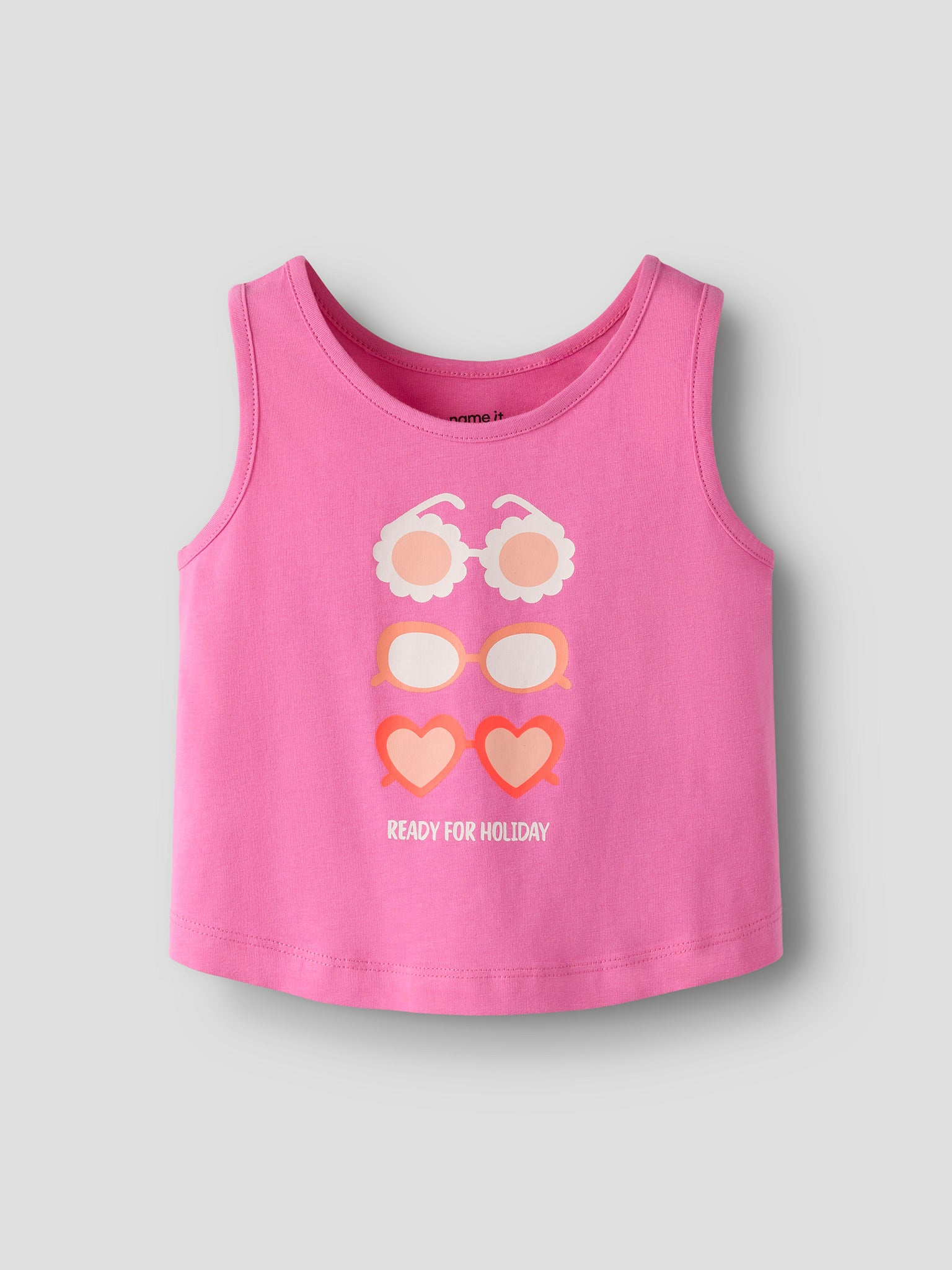 Παιδική μπλούζα μακό sunglasses NMFVIGEA TANK SHORT TOP 13241642 | 13241642